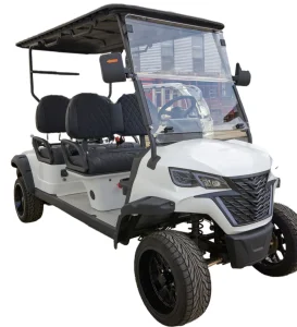 4-Seat Patrol Security Vehicle on Golf Cart Chassis for Property Patrol with Beacon Light