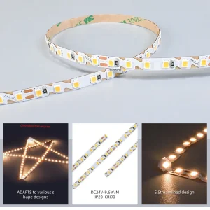 S Shape White Color Bendable Zigzag LED Strip with 120LED/M