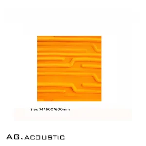 AG. Acoustic Decorative Material 3D Polyester Fiber Sound Absorption Wall Tiles
