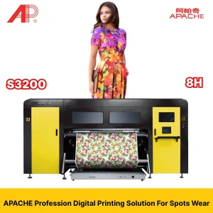 Innovative Apache Textile Printer with 8 Heads for Versatile Printing Capabilities
