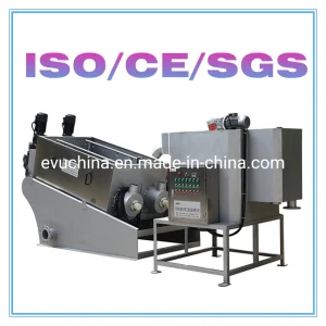 Food Processing Sludge Dewatering Machine Water Filter Screw Press Slurry Dehydrator for Sewage Treatment Equipment Waste Water Systems