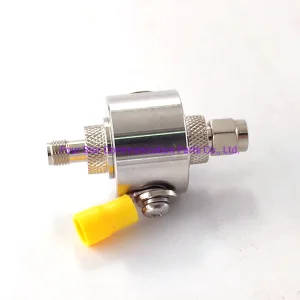 Precio de fábrica 50ohm Conector coaxial RF de macho SMA a hembra SMA de panel 230V Protector de descarga de gas de tubo de descarga de rayos
