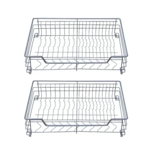 High-Quality Factory Direct Sale High Quality Kitchen Flat Steel Pull-Out Basket Factories, Service