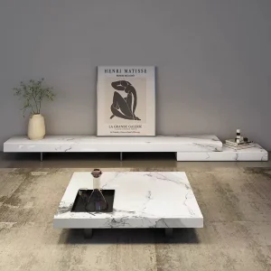 Elegant Wooden Living Room Furniture Set