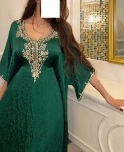 Vintage Silk Designer Evening Dress
