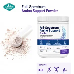 Full Spectrum Amino Acid Powder Bcaa Eaa Complex Electrolyte Powder with Vitamin C B6 Cyclic Dextrin for Muscle Recovery Strength Endurance Hydration Support