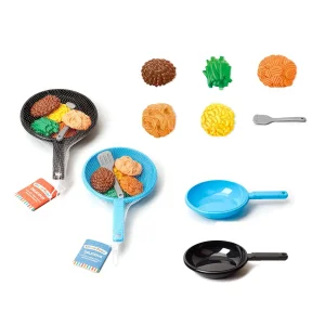 7 Conjunto de Brinquedos de Cozinha de Simulação de Alimentos para Crianças, Brincadeira de Cozinhar, Brinquedos de Plástico