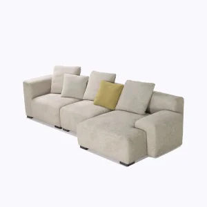 Best Commercial Modern Sectional Fabric Sofa for Villas