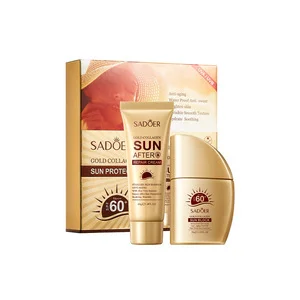 Whitening Moisturizer Sunscreen Gold Collagen Outdoor UV Protection SPF 60+