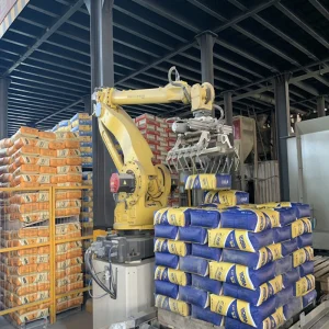 High-Speed Automatic Industrial Robot Palletizer Machine System for Plastic and Paper Packaging with Price
