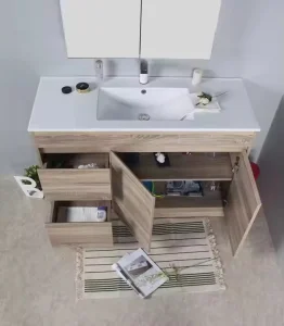 Custom Gabinete PARA Banheiro Salle De Bain Vaniti Sink Ceramic Washbasin Washing Basin Wall Mounted Bathroom Sink