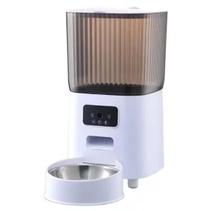 Automatic Video Pet Feeder with Stainless Steel Dual Bowls