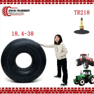 Qingdao Factory 18.4-38 Tr218A Farm Machine Inflatable Spare Parts AG Large Harvester Tractor Rear Tyre Natural Butyl Rubber Agricultural Tire Inner Tube