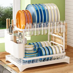 Multifunctional Kitchen Organizer for Utensils &amp; Dishes