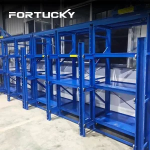 Versatile Open Drawer Mold Storage Rack for Factories