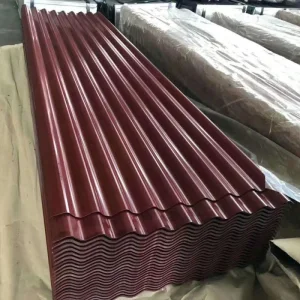 High Quality Corrugated Sheet Metal Cream Green Slate Metal Roof Steel Roof Sheets
