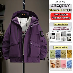 Women's Versatile Multi-pocket Soft Shell Jacket Windproof Jacket Waterproof Work Jacket Outdoor Hiking Windproof Jacket