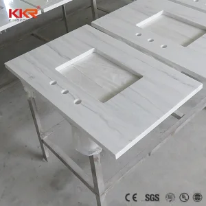 Pure White Quartz /Granite/ Marble Custom Kitchen Countertops Acrylic Solid Surface Worktop