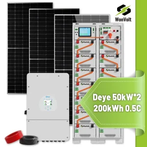 100kw Solar + 215kwh Storage - Ideal for Renewable Energy Integration