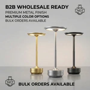 Luxury LED Rechargeable Cordless Table Lamp