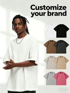 Custom Wholesale Mens Blank 100% Cotton Tshirt Logo Printing High Quality Plain Plus Size T-shirts Size Xxxxxxl T Shirts For Men
