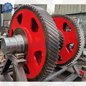 Large Transmission Reducer Gear Wheel Double Herringbone Helical Gear for Industrial Applications