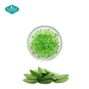 Beneficios de las cápsulas blandas de aloe vera Nutrifirst para la piel y el cabello, apoya la salud bucal, cápsulas a granel
