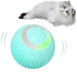 Pet Interactive Ball Smart Cat Dog Toys Cat Toy Indoor Automatic Rolling Magic Ball Cat Electronic Toy Training Self-Moving Game