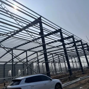 Hot DIP Galvanized Steel Structure Warehouse Anti Rust Large Span Industrial Storage Building for Global Export