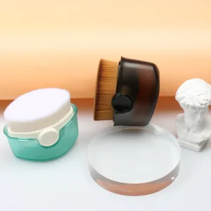 Hot Selling High-End Synthetic Single Makeup Brush Personalized Foundation Eye Shadow Concealer Tool Resin Shaving Brush