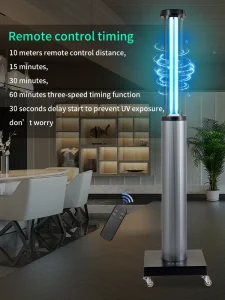 Smart Radar Microwaveradar Sensor UV-C Portable Sanitizing Lamp