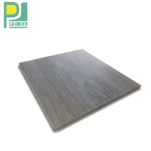 5mm Gray Fire-Resistant Spc Flooring Vinyl Flooring Plank for Apartment