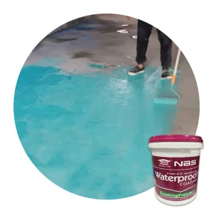 Elastic Impact Resistance Polymer Flexible Waterproof Coating for Balcony Kitchen Floor