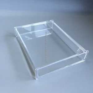 High Polish Clear Acrylic Storage Box