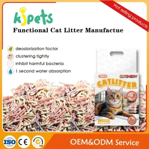 Broken Tofu Cat Litter Eco-Friendly 100% Plant Fiber Disposable Natural Scent 1kg 5kg 10L 20kg 25kg Stocked OEM Pet Cleaning