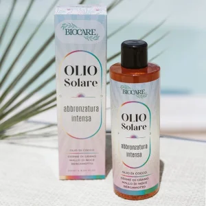SUN OIL Intense Tan Lotion for Women Body Hydration &amp; Natural Tan 250ml Biocare Made in Italy High Quality All Skin Types
