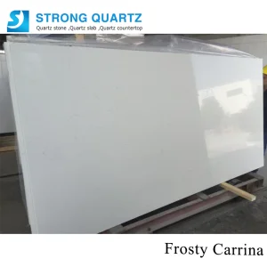 Silica Free Carrara White Engineered Quartz Stone Slabs Wholesaler