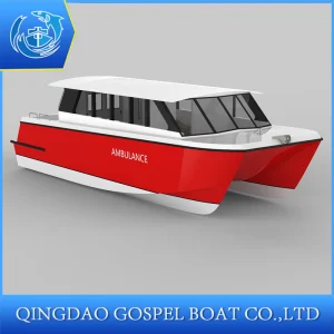 12m Aluminum Catamaran Hospital Ambulance Rescue Boat for Sale