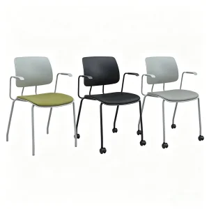 Wholesale Stackable Office Visitor Chair with Adjustable Tilt &amp; Height PP Backrest Cantilever Frame Meeting Room Chairs
