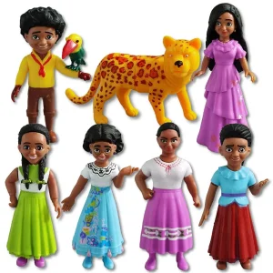 OEM/ODM Wholesale 3D Plastic PVC Famous Encanto Full House of Magic Movie Characters Princess Animals Miniature Anime Action Toy Cake Accessories Anime Figure