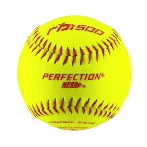 Factory Popular High Quality Custom Logo Official White and Optic Yellowtraining Softball Outdoor Sports Ball Equipment
