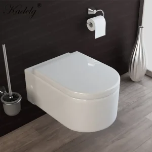 تصميم إيطالي مرحاض معلق من السيراميك الأبيض مع شهادة CE