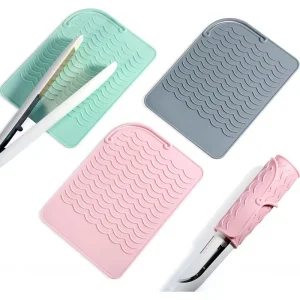 Heat Proof Pad and Hair Divider Tools for Salon Styling Silicone Rubber Parts