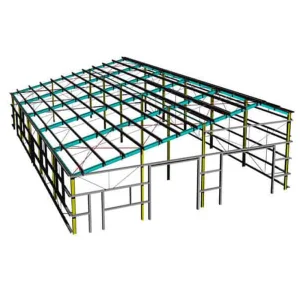 Custom Q235b Metal Modular House Frame Steel Structure Warehouse Building Kit