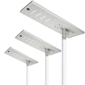 Outdoor Residential All in One 60W Integrated Solar Street Light with Pole