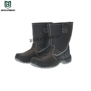Cow Leather Steel Toe Boots