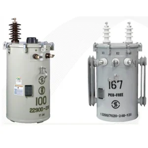 Customized One Piece 37.5KVA 13800V 120/240V Amorphous Alloy Single Phase Pole Mounted Transformer 60Hz 11KV 400V 480V V