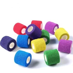 Cohesive Vet Wrap Bandage in Multiple Colors Non-Stick Comfortable for Pets
