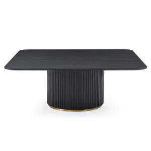 Discount Modern Simple Exquisite Luxurious Black Oak Lantine Coffee Table