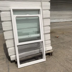 Vinyl Glass Residential Windows for Houses American Style Single Hung Window